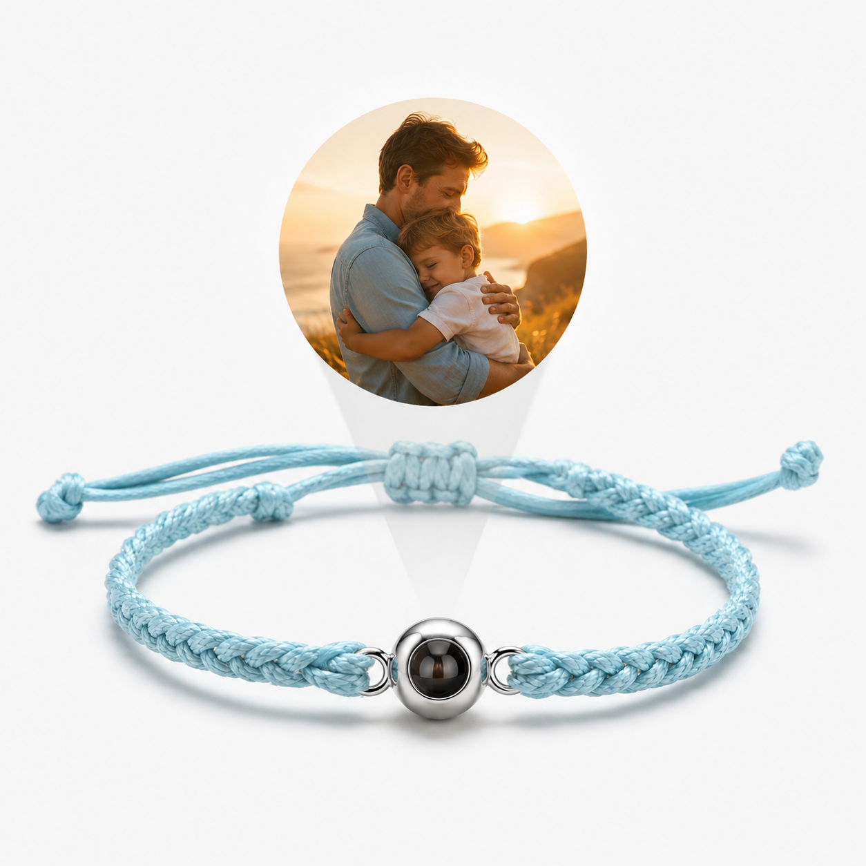 pulsera con foto en el interior