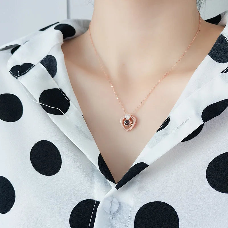 Eternal Love Necklace with Photo Inside