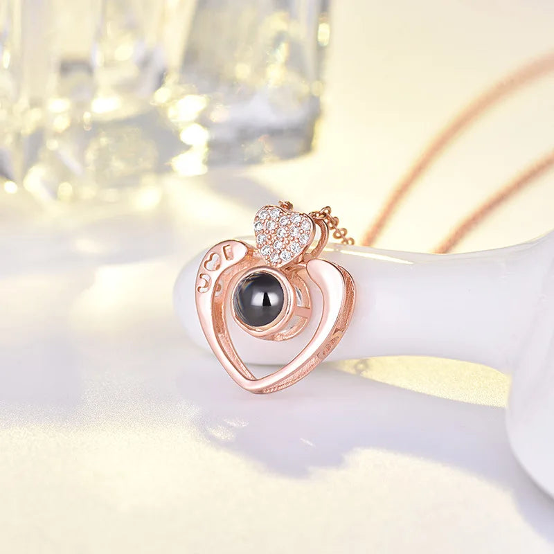 Eternal Love Necklace with Photo Inside