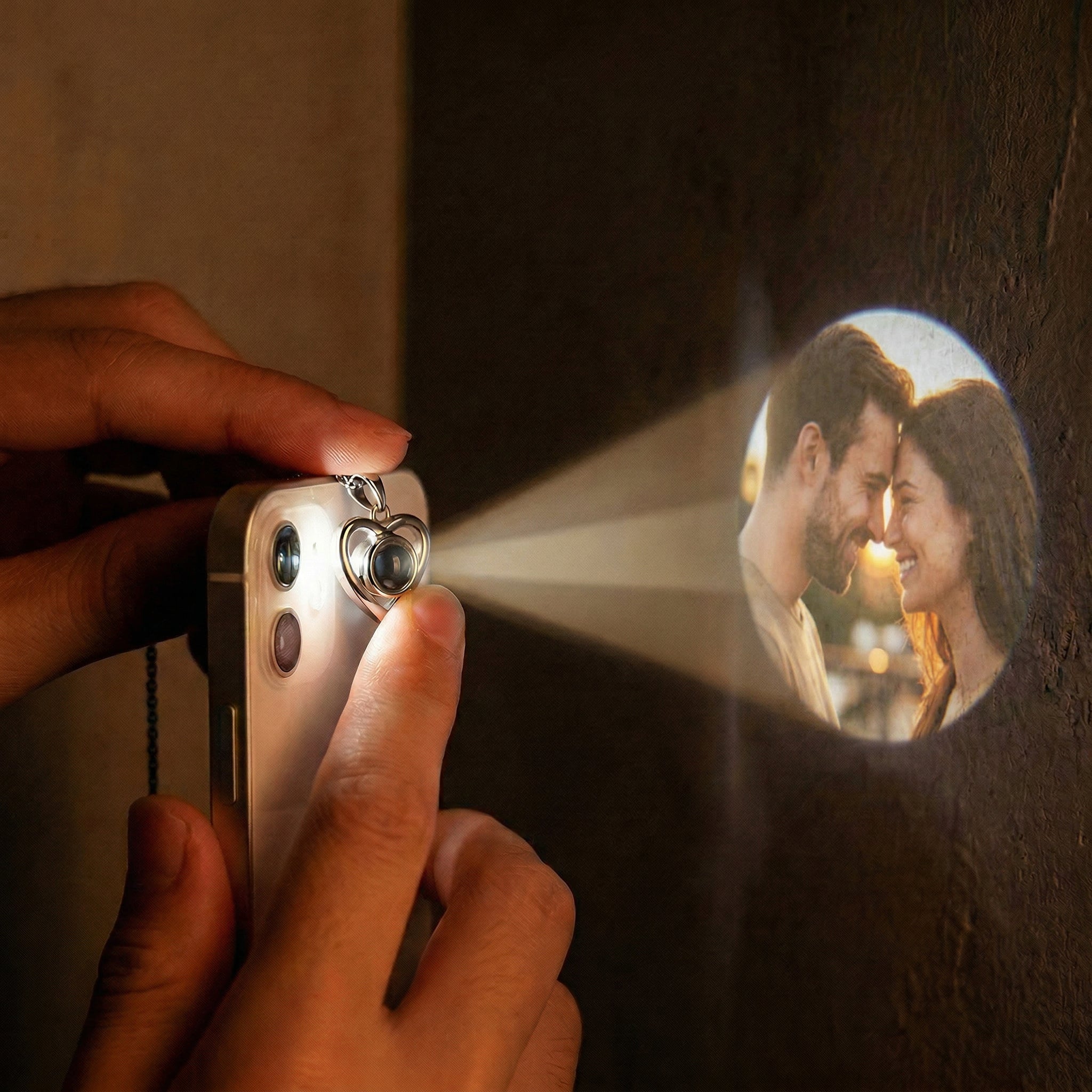 Collar con Foto Dentro "Corazón Eterno"