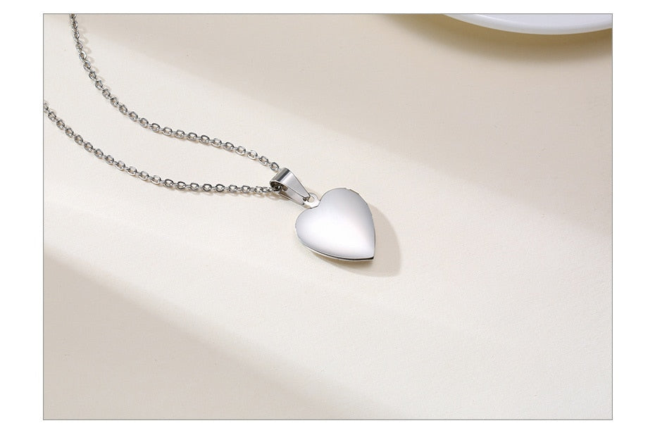 Open heart necklace