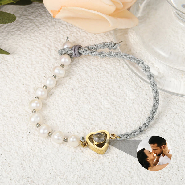 Pulsera con foto "Perla de Recuerdos"