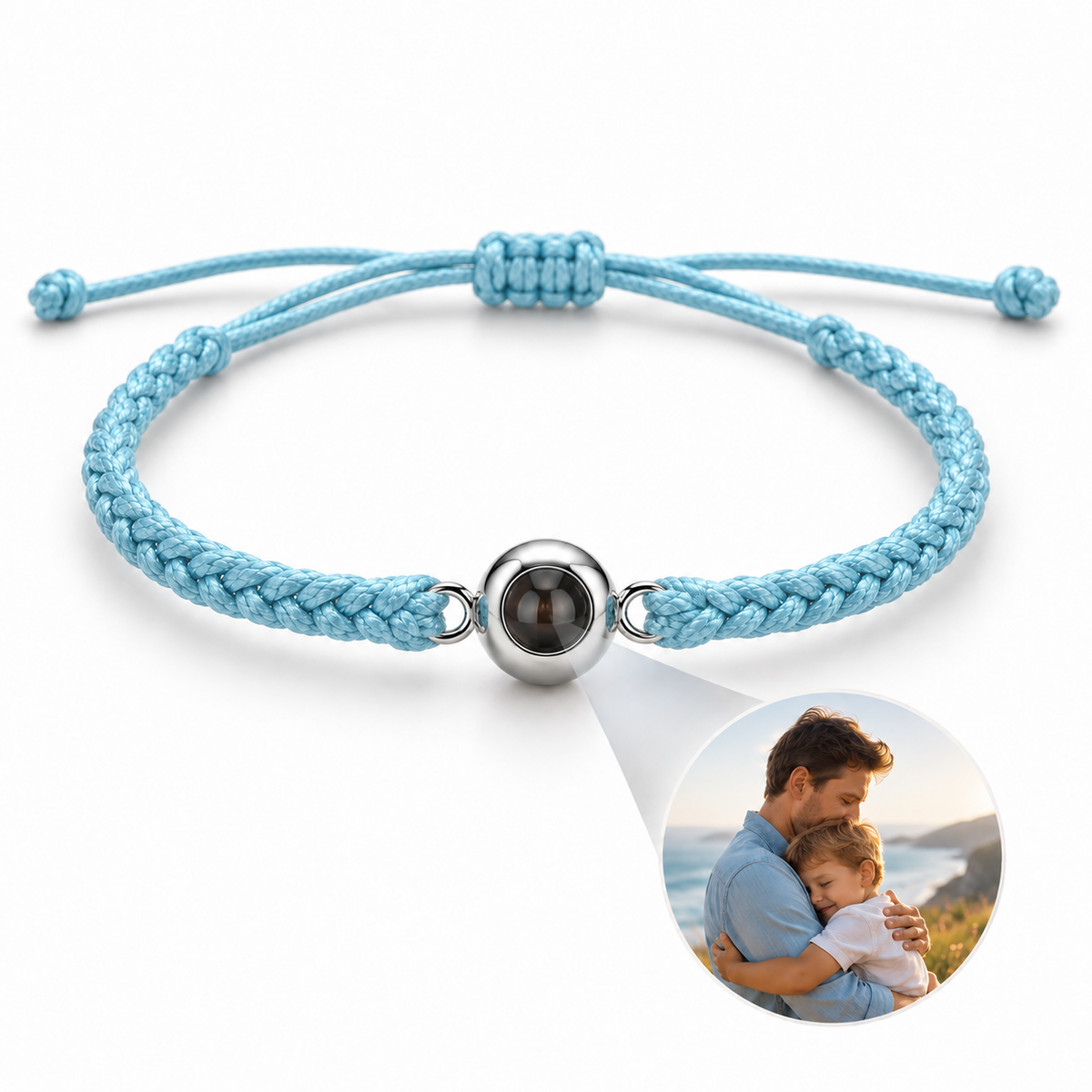 pulsera con foto en el interior