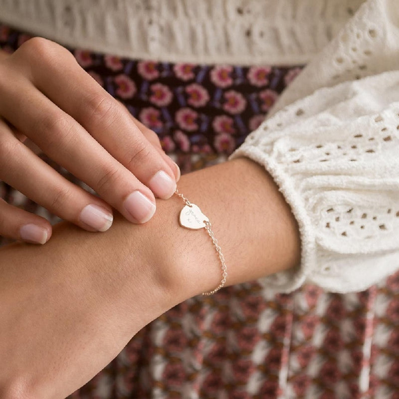 Personalized Bracelet "Engraved Heart"