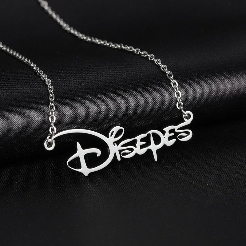 Personalized store disney necklace