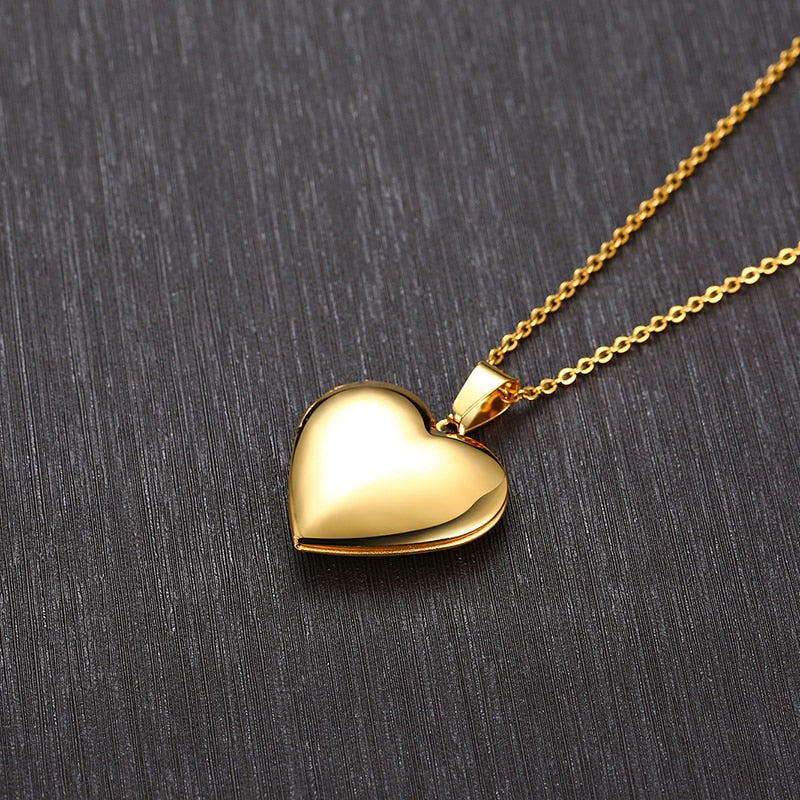 Open heart necklace